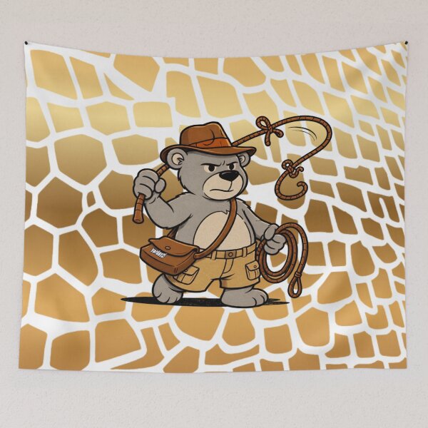 Item preview, Neeno Can Do It! Adventurer Bear Explorer Cartoon designed and sold by YOFANTZ!.