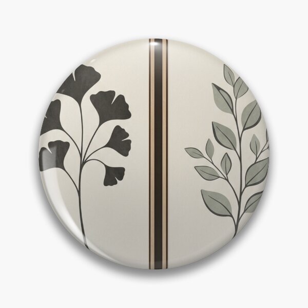Item preview, Botanical Diptych – Minimalist Twin Leaf Canvas Art designed and sold by Zaramodo.