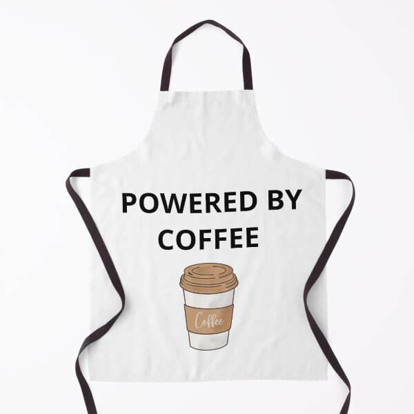 Item preview, Powered By Coffee Cute Takeaway Cup Typography designed and sold by DanaDesigns2026.