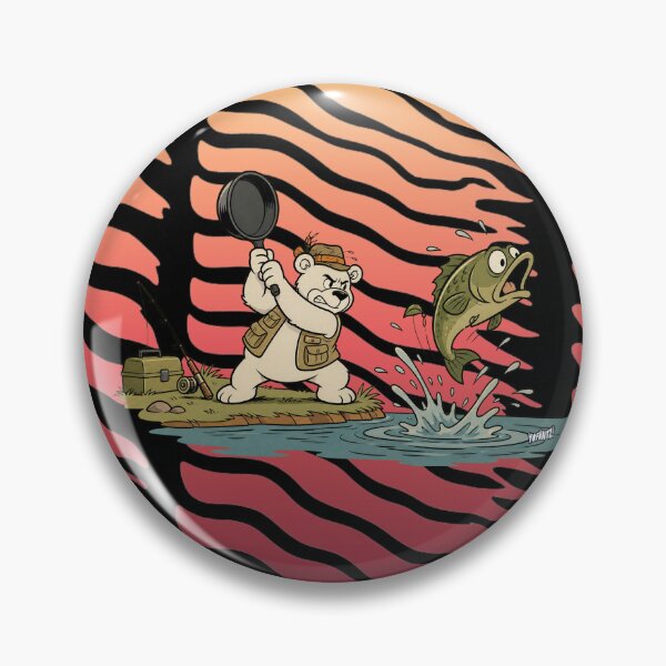 Item preview, Neeno Can Do It! Angry FisherBear Cartoon designed and sold by YOFANTZ!.