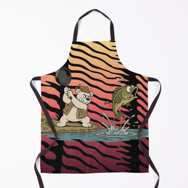 Item preview, Neeno Can Do It! Angry FisherBear Cartoon designed and sold by YOFANTZ!.
