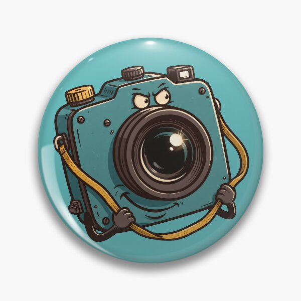 Item preview, Curious Vintage Film Camera Cartoon designed and sold by PreeCha Art & Co..