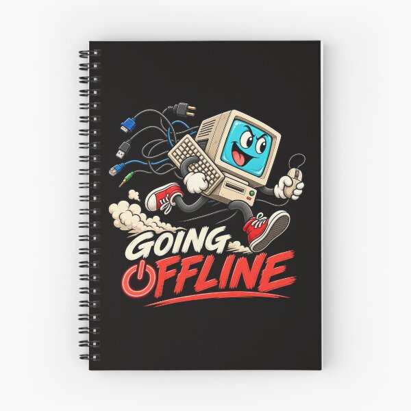 Item preview, Going Offline Retro Computer designed and sold by BluntLines.