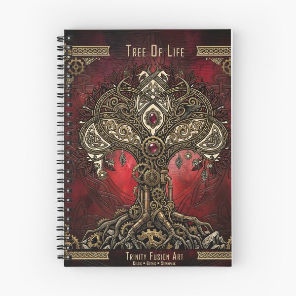 Item preview, Tree of Life – Celtic Gothic Steampunk | Trinity Fusion Art designed and sold by nicky2342.