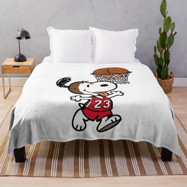 Artikelvorschau, Snoopy Dog Basketball Dunk Cartoon Player entworfen und verkauft von maegilldepus.