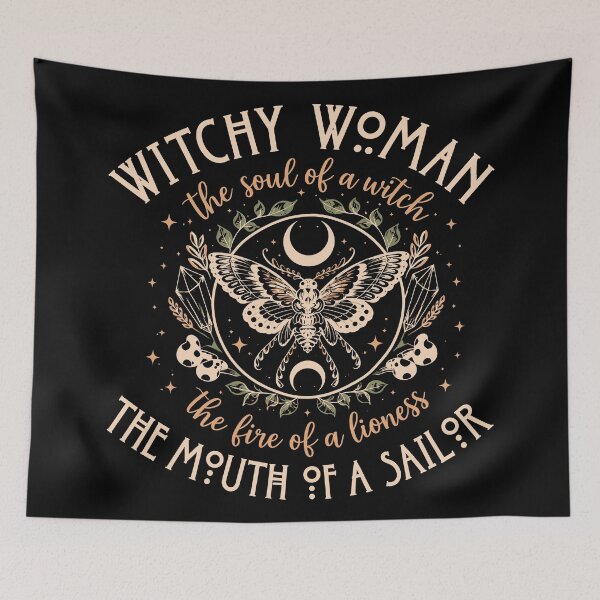 Item preview, Witchy Woman, The Fire Of A Lioness, The Mouth Of A Sailor designed and sold by DuDuChben.