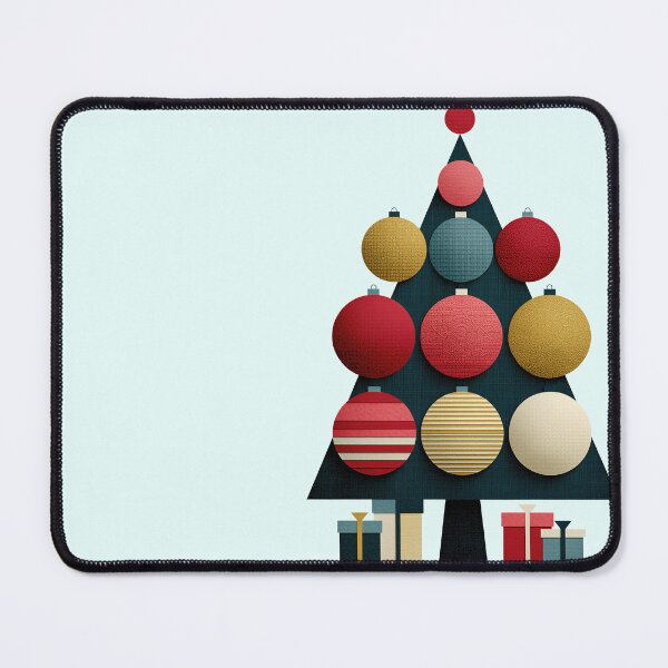 Item preview, Minimalist Geometric Christmas Tree Ornaments Art designed and sold by colorful-white.