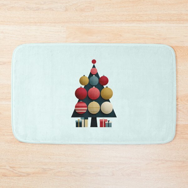 Item preview, Minimalist Geometric Christmas Tree Ornaments Art designed and sold by colorful-white.
