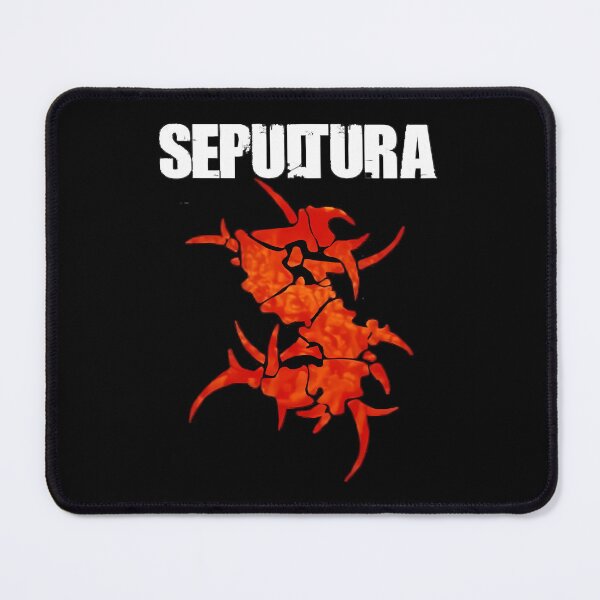 Item preview, Sepultura Red Spiky S Letter Emblem designed and sold by Dafallaadam.