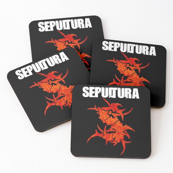 Item preview, Sepultura Red Spiky S Letter Emblem designed and sold by Dafallaadam.