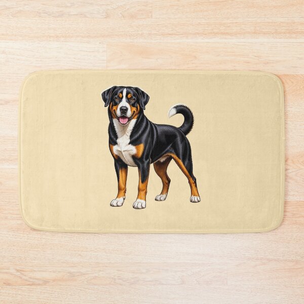 Item preview, Appenzeller Sennenhund Splash Art Portrait designed and sold by Benjipawprints.