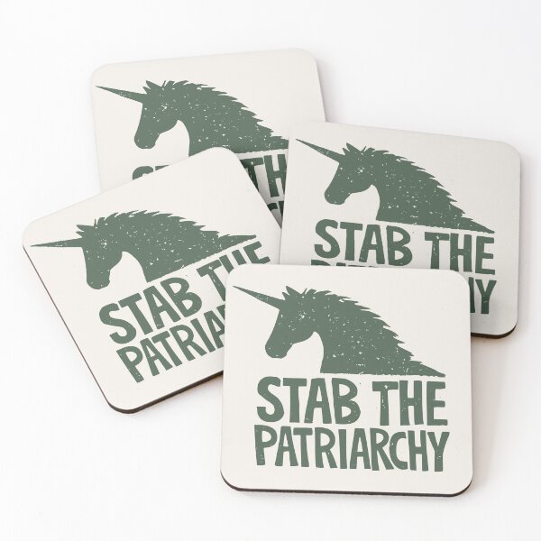 Item preview, Stab the Patriarchy - Feminist Unicorn designed and sold by Riot-And-Hope.