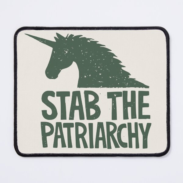Item preview, Stab the Patriarchy - Feminist Unicorn designed and sold by Riot-And-Hope.