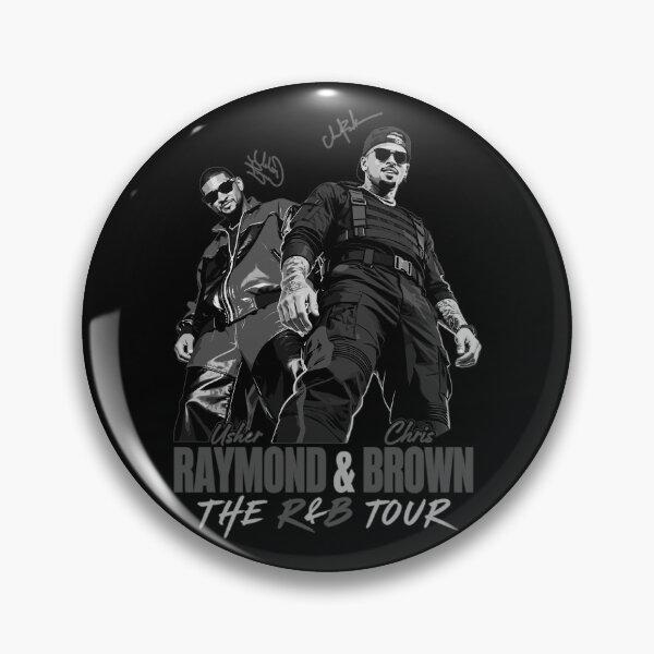 Item preview, R&B Tour, Chris Brown Usher BW designed and sold by princejolin.