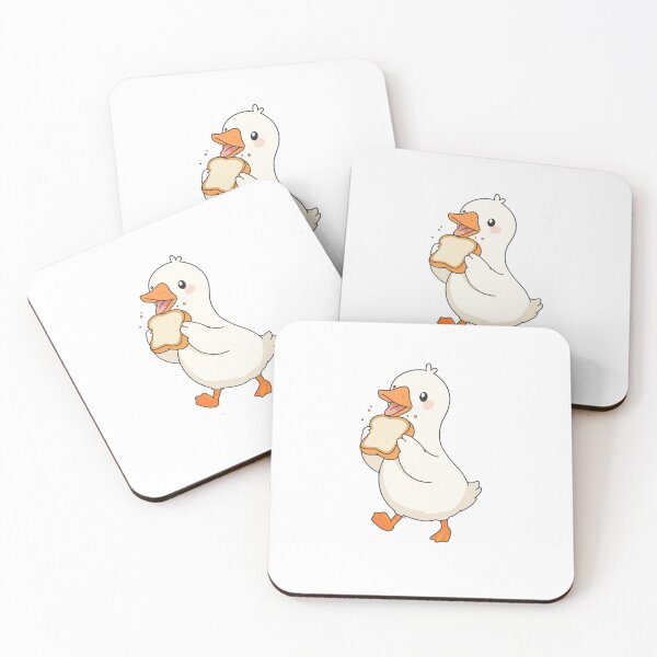 Item preview, Cute Goose with Toast designed and sold by Little Dora Art.
