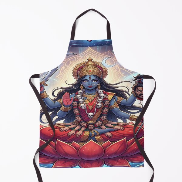 Item preview, Kali Goddess Seated on Lotus Throne designed and sold by Solomon-Ent-144.