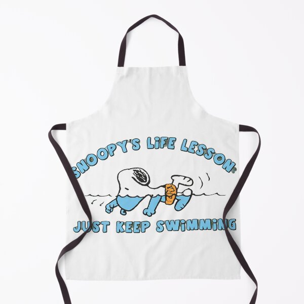 Item preview, Snoopy's Life Lesson Just Keep Swimming designed and sold by maegilldepus.