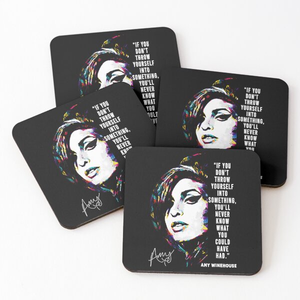 Item preview, Amy Winehouse Quote Portrait  designed and sold by Dafallaadam.
