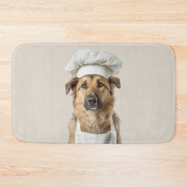 Item preview, Chinook Chef Dog Funny Cooking Apron Hat Cute Pet Portrait designed and sold by LazyOwlStore.