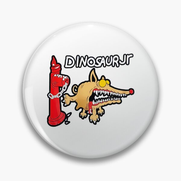 Item preview, Sharp Toothed Yellow Dog Chained To Red Fire Hydrant designed and sold by OpMagneto.