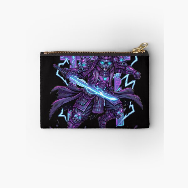 Item preview, Cyberpunk Samurai Cat - Futuristic Anime Torii Gate Art designed and sold by ZoneMerch.