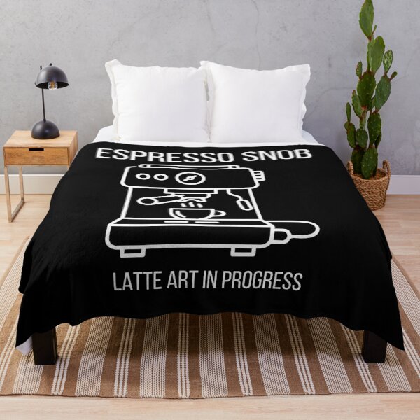 Item preview, Espresso Snob, Latte Art in Progress Gift designed and sold by Zyvora-merch.