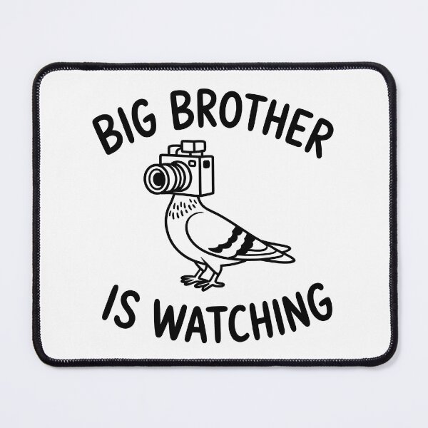 Item preview, Big Brother Is Watching — Funny Surveillance Pigeon Design designed and sold by LoFizzy.