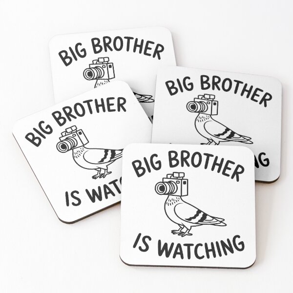 Item preview, Big Brother Is Watching — Funny Surveillance Pigeon Design designed and sold by LoFizzy.