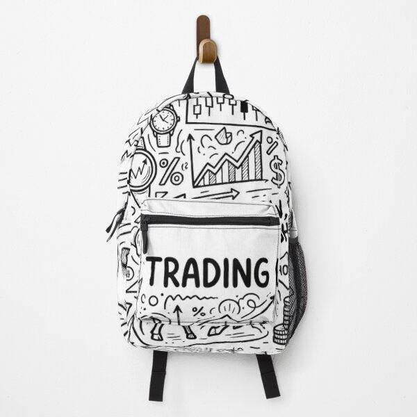Item preview, ​Trading Life Doodle T-Shirt | Buy Low Sell High Stock Market & Crypto Graphic Tee designed and sold by BS Creations.