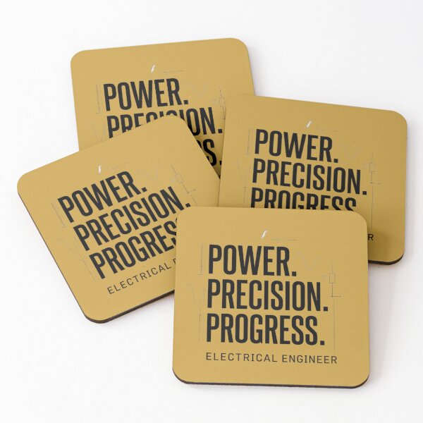 Item preview, Power Precision Progress | Electrical Engineer designed and sold by Amr Darwish Graphic designer.