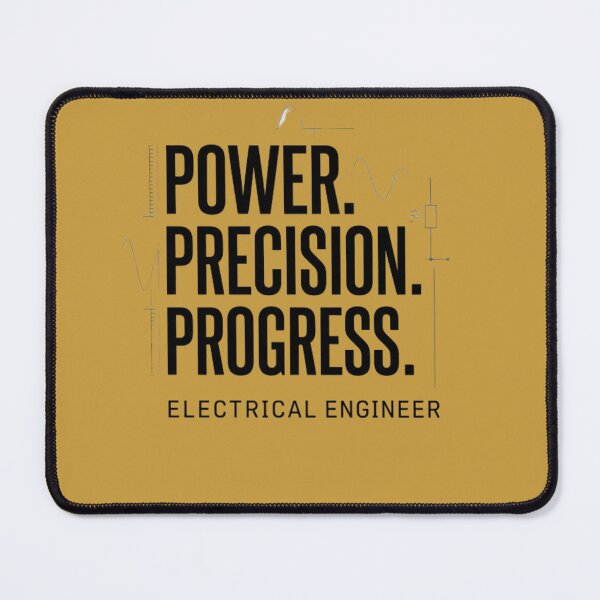 Item preview, Power Precision Progress | Electrical Engineer designed and sold by Amr Darwish Graphic designer.