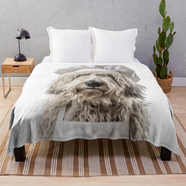 Item preview, Komondor Chef Dog Funny Cooking Apron Hat Cute Pet Portrait designed and sold by LazyOwlStore.