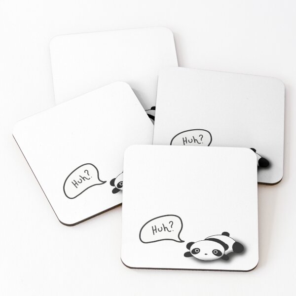 Item preview, Cute Confused Panda Saying Huh? designed and sold by Dreamartisan.