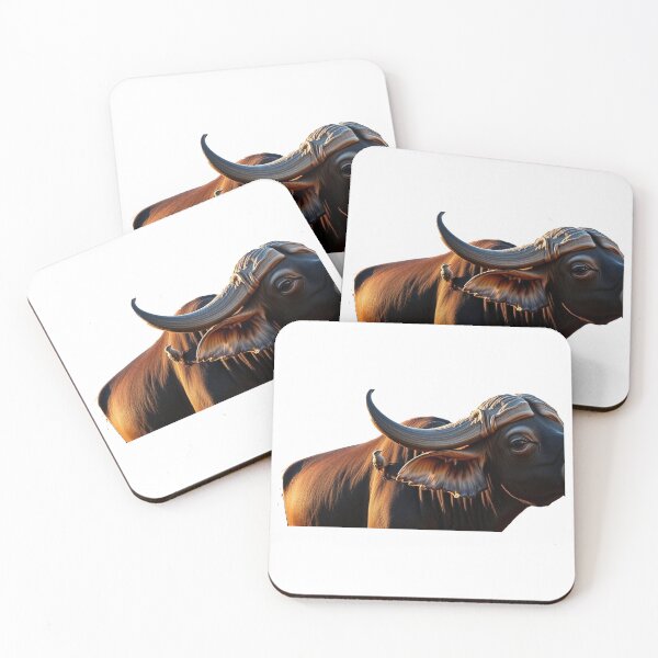 Item preview, Oxpecker and Buffalo Symbiosis Wildlife Art designed and sold by Helt-enkelt.