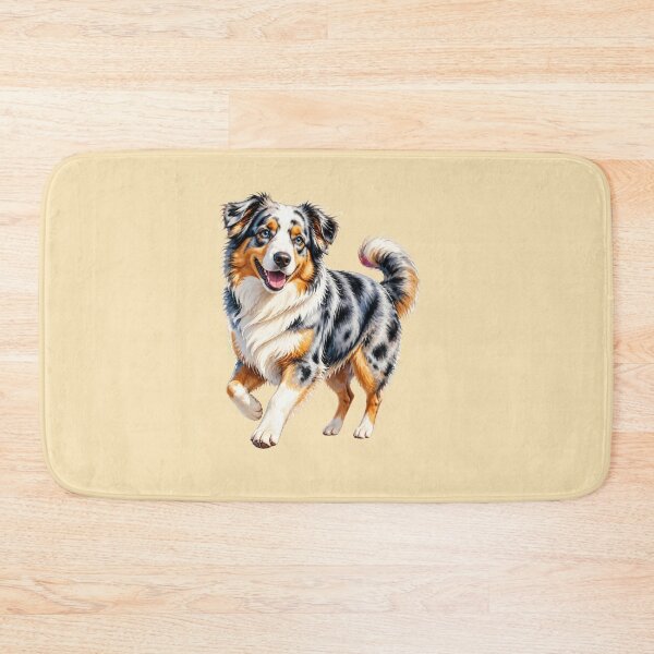 Item preview, Australian Shepherd Portrait designed and sold by Benjipawprints.