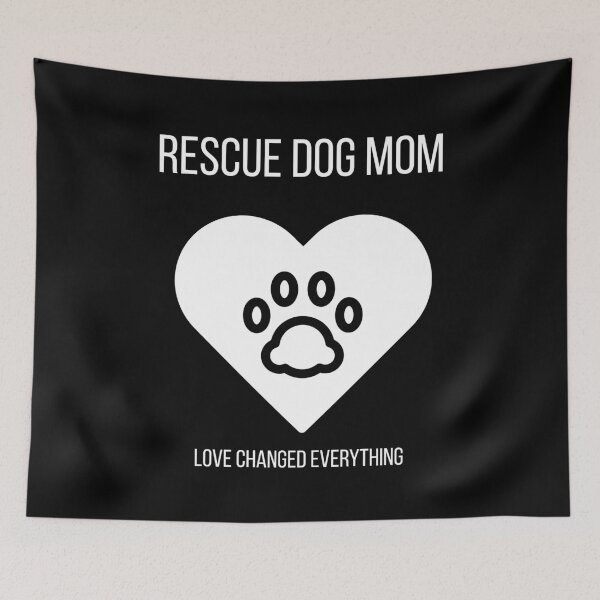 Item preview, Rescue Dog Mom, Love Changed Everything Gift designed and sold by Zyvora-merch.