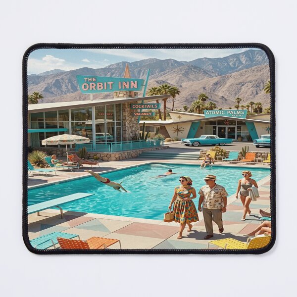 Item preview, Palm Springs Atomic Age Resort Scene designed and sold by Solomon-Ent-144.