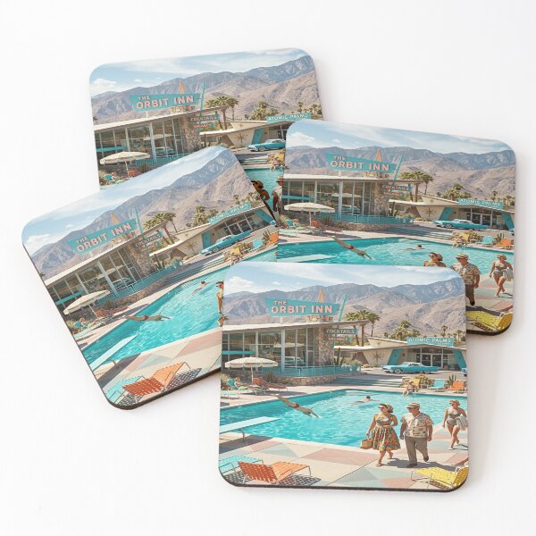 Item preview, Palm Springs Atomic Age Resort Scene designed and sold by Solomon-Ent-144.