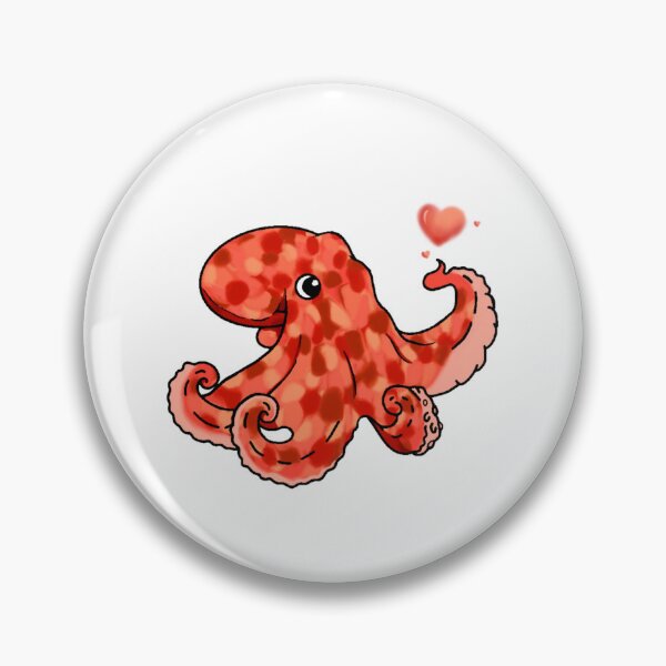 Item preview, Cute Little Octopus Full of Love designed and sold by Dreamartisan.