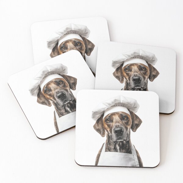 Item preview, Plott Hound Chef Dog Funny Cooking Apron Hat Cute Pet Portrait designed and sold by LazyOwlStore.