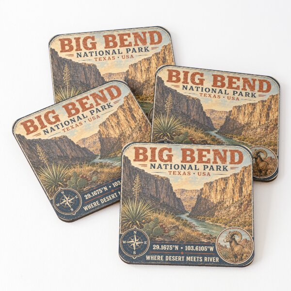 Item preview, Big Bend National Park Texas Vintage Adventure designed and sold by naturalsurvival.