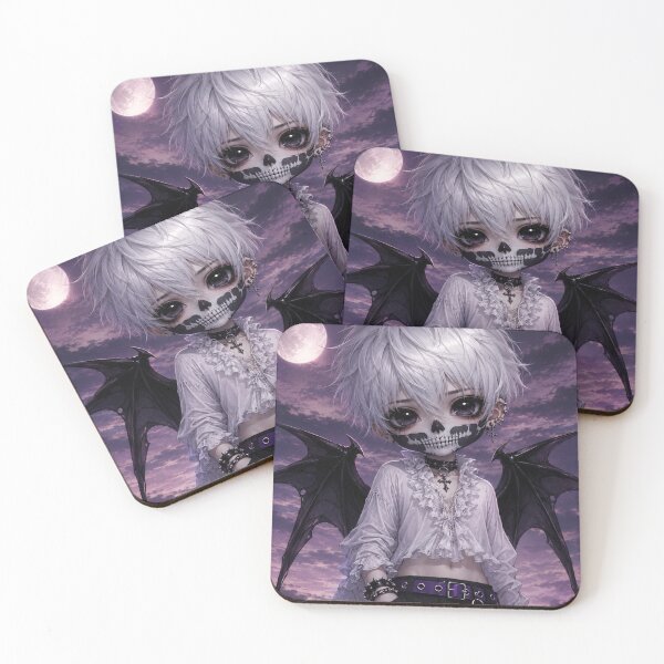 Item preview, Falsdeth Chibi Goth Black and Purple with Silver Hair designed and sold by TrezeTreze.