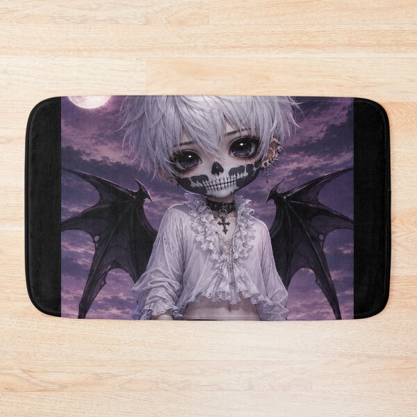 Item preview, Falsdeth Chibi Goth Black and Purple with Silver Hair designed and sold by TrezeTreze.