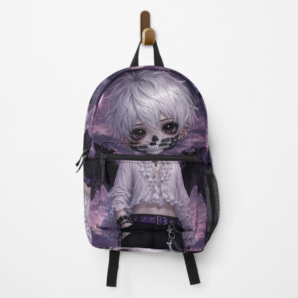 Item preview, Falsdeth Chibi Goth Black and Purple with Silver Hair designed and sold by TrezeTreze.