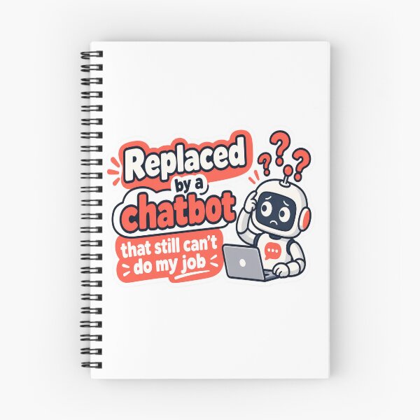 Item preview, Replaced by a Chatbot AI Job Humor designed and sold by JMDG Studio.