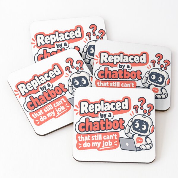 Item preview, Replaced by a Chatbot AI Job Humor designed and sold by JMDG Studio.
