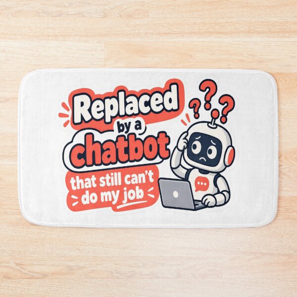 Item preview, Replaced by a Chatbot AI Job Humor designed and sold by JMDG Studio.