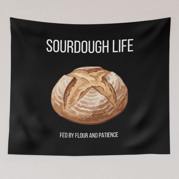 Item preview, Sourdough Life, Fed by Flour and Patience Gift designed and sold by Zyvora-merch.