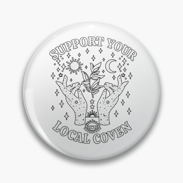 Item preview, Support Your Local Coven, Witch designed and sold by dariakustocr.