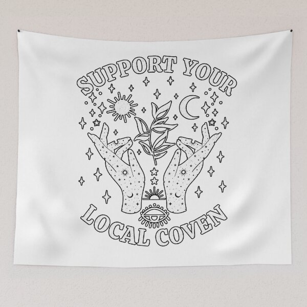 Item preview, Support Your Local Coven, Witch designed and sold by dariakustocr.